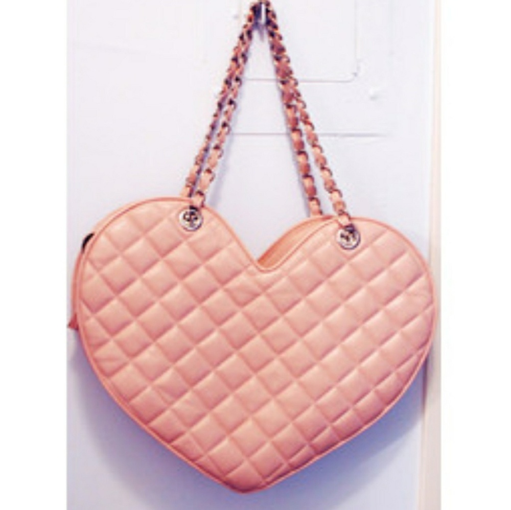 LOOKING TO BUY Pink Bebe heart purse