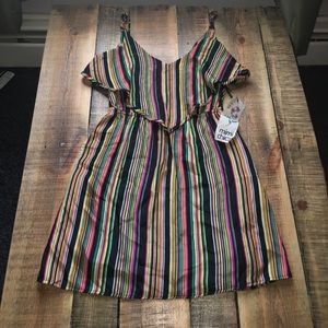 Printed Ruffle Dress