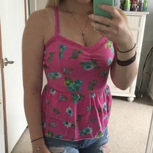 Floral peplum tank top from Aeropostale!