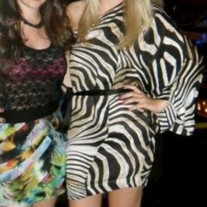 Roberto Cavalli signature print silk dress