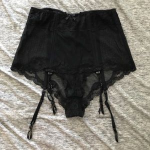 Victoria's Secret garter belt panty