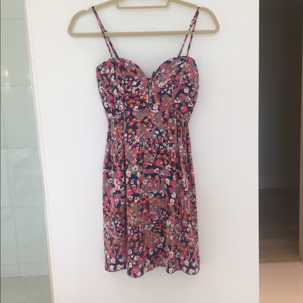 Park floral mini dress