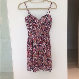 Park floral mini dress