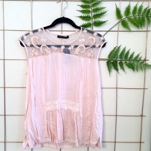 Pink blouse by Topshop