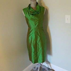 Marisa Baratelli cowl neck silk dress NWT