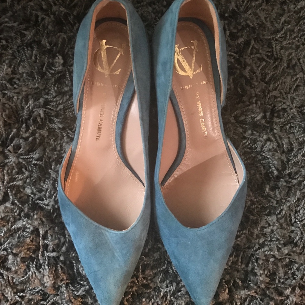 A pair of Vince Camuto heels