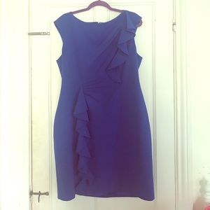 Blue Calvin Klein dress