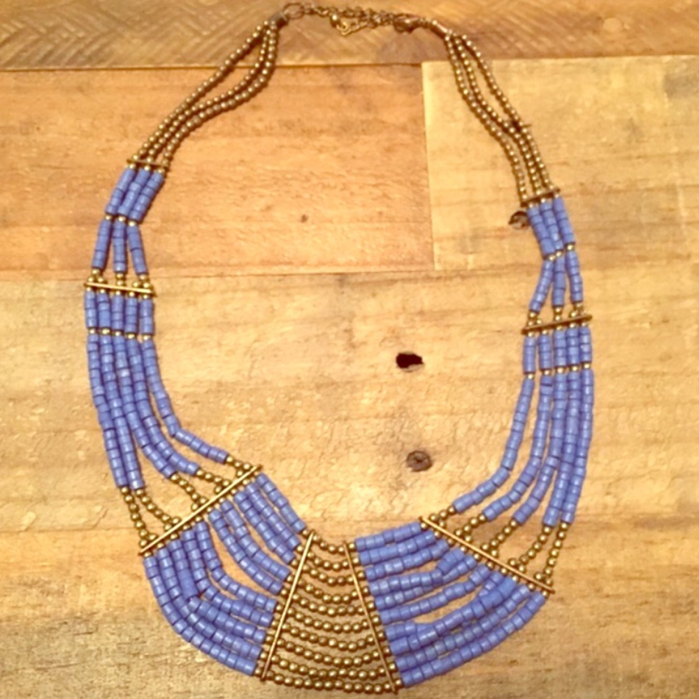 Beaded tribal necklace