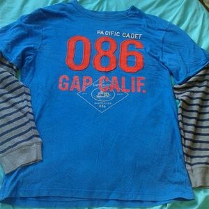 Sold! Gap Kids Shirt Blue & Orange *BTS School! *