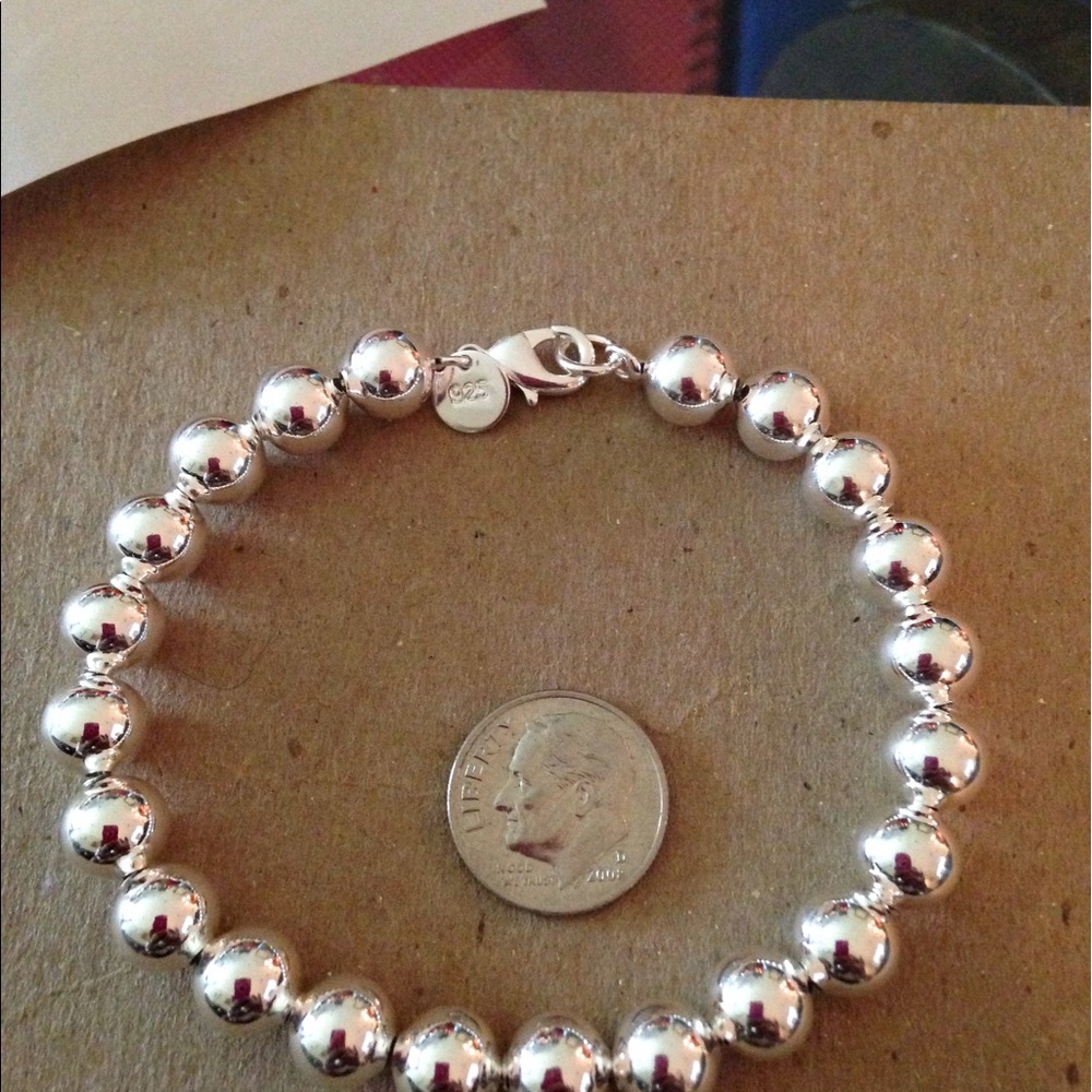 925 Sterling Silver Beads Bracelet
