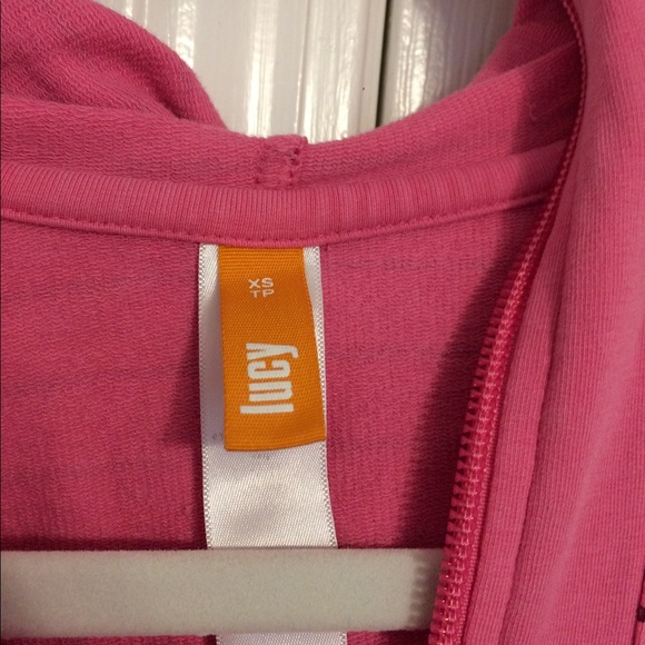 Lucy Pink Striped Hoodie - Picture 3 of 4