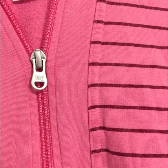 Lucy Pink Striped Hoodie - Picture 4 of 4