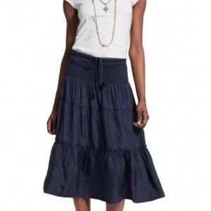 Calypso St. Barth silk navy skirt/dress