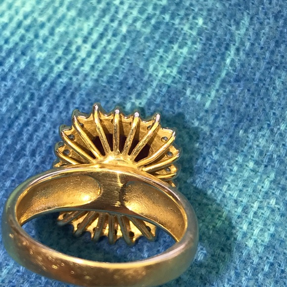 14k Ruby and diamond ring - Picture 3 of 3