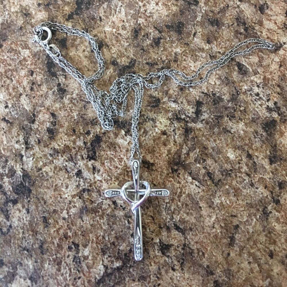 Silver/Gold Cross Necklace