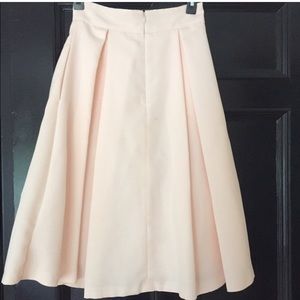 Eliza J. Blush Midi Skirt