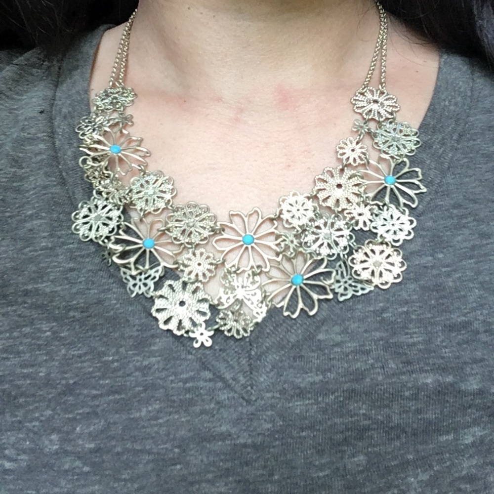 Anthropologie gold necklace
