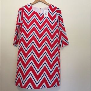 Every red/white/blue chevron dress