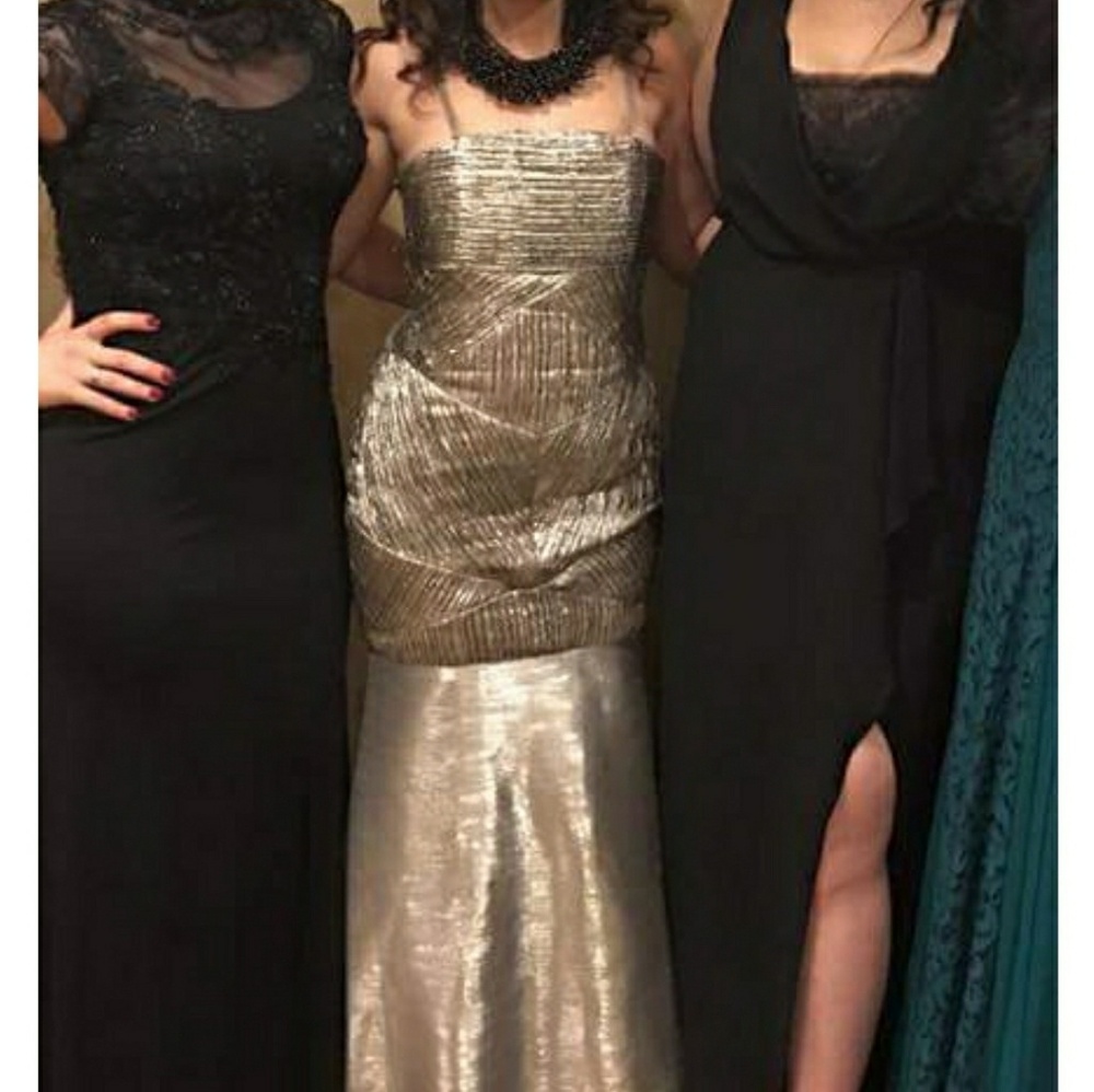 John Paul Ataker Gold Evening gown
