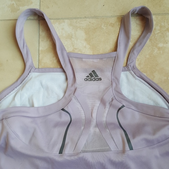 Adidas Climacool Lilac Racerback Top - Picture 4 of 6