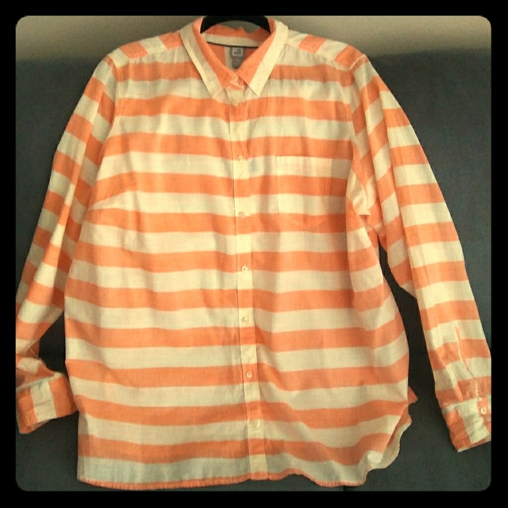 Womens XL Button Down JCP Long Sleeve Shirt