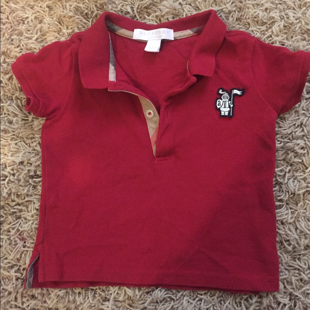Infant Boy Burberry Polo
