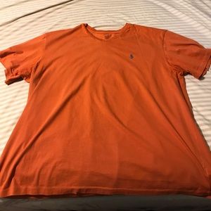 Orange polo t-shirt