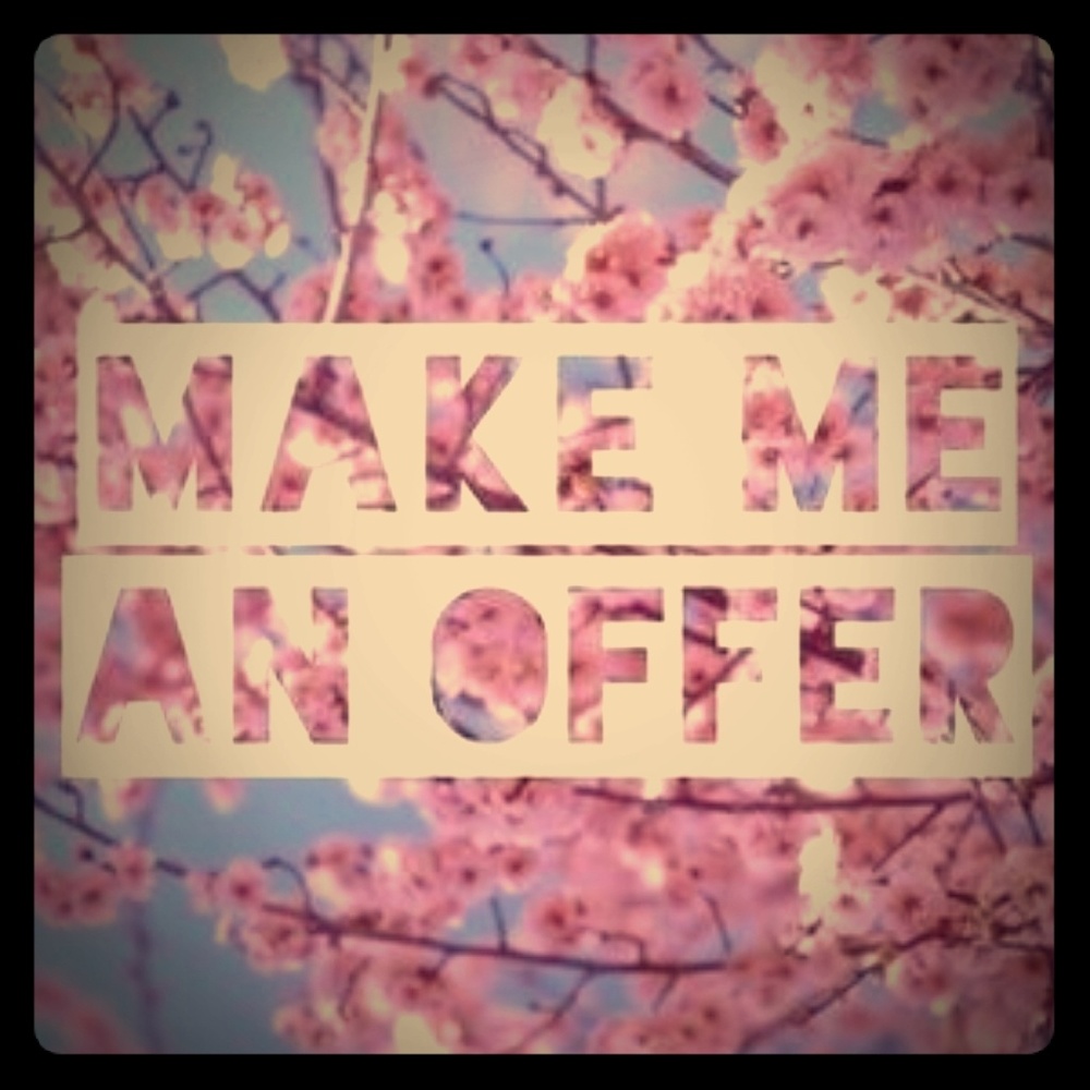 Reasonable offers accepted