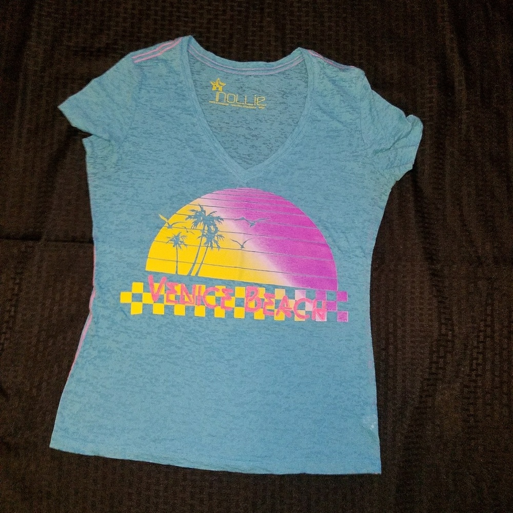 Nollie surf venice beach tee