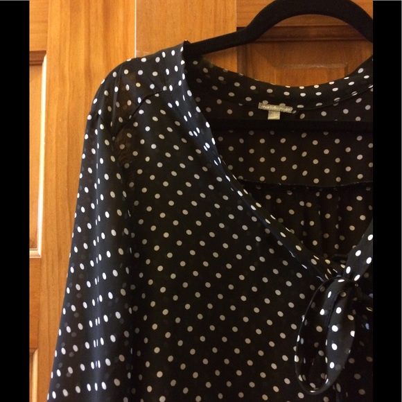 Charlotte Russe Tops - Polka Dot Blouse