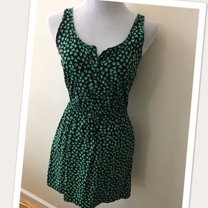 Gap Green and Black Summer Dress with Pockets!