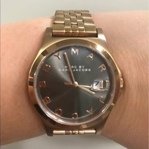 Authentic MARC by Marc Jacobs rose gold watch