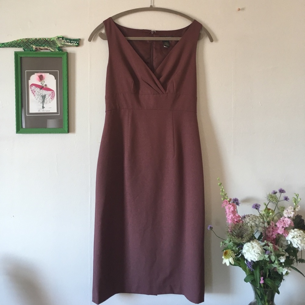 Classic Banana Republic Plum Dress Size 2