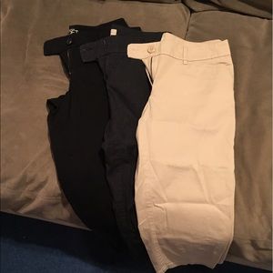 3 pairs Loft 4P original crop capris