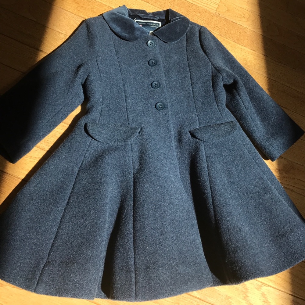 Janie & Jack Baby Girl Wool Dress Coat