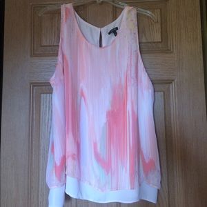 XL Apt 9 Watercolor dyed top