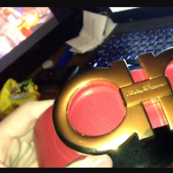 Loui Vuitton and Red Salvatore Ferragamo belt - Picture 3 of 3