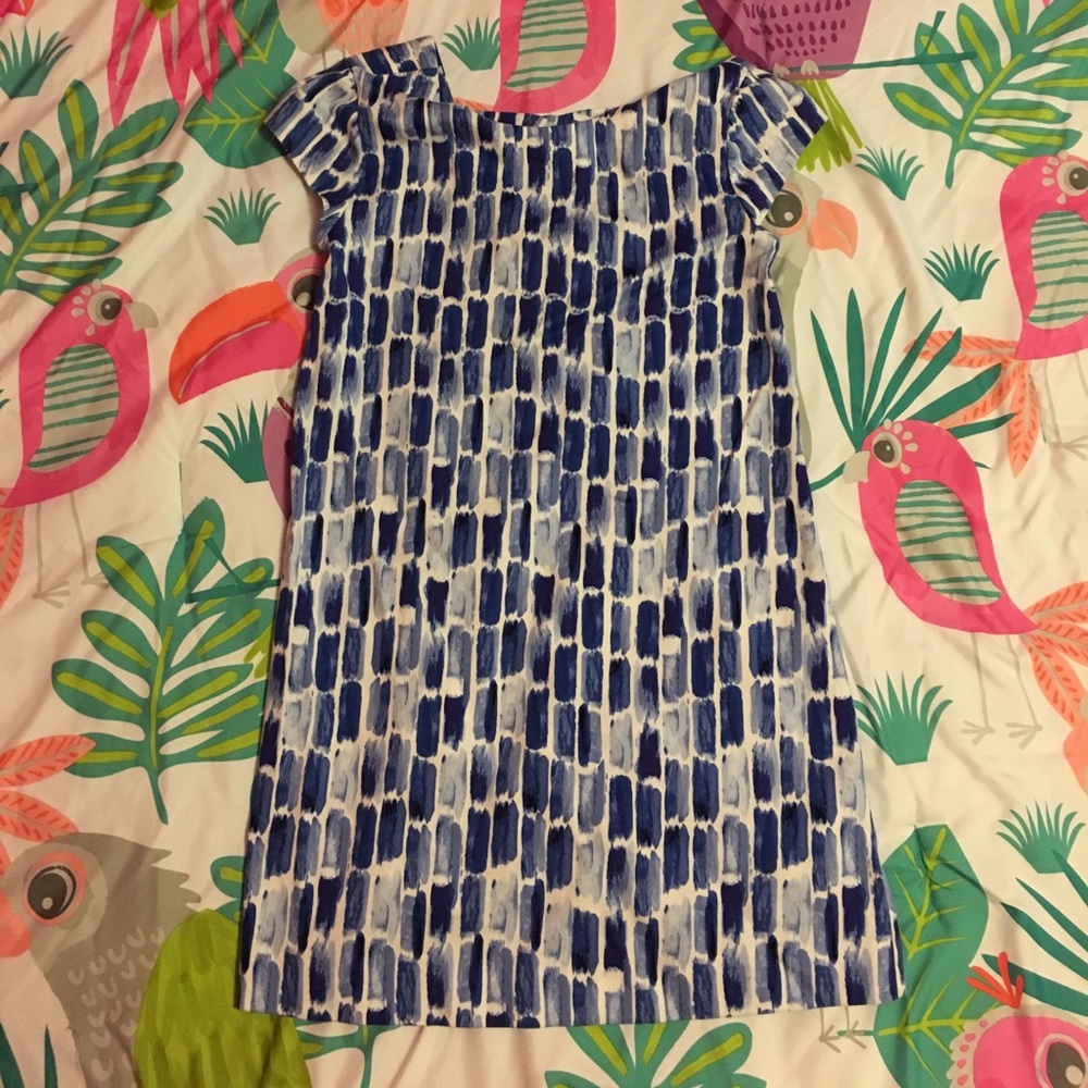 Pretty blue sheath style summer dress