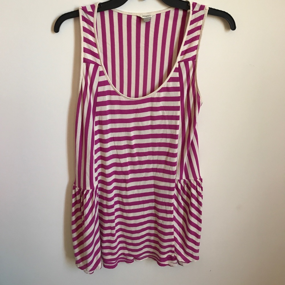 Fossil striped tank