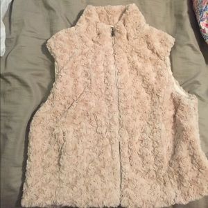 Faux fur vest