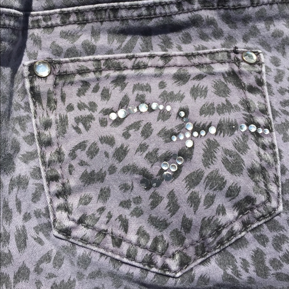 Justice size 12 cheetah jeans - Picture 4 of 4