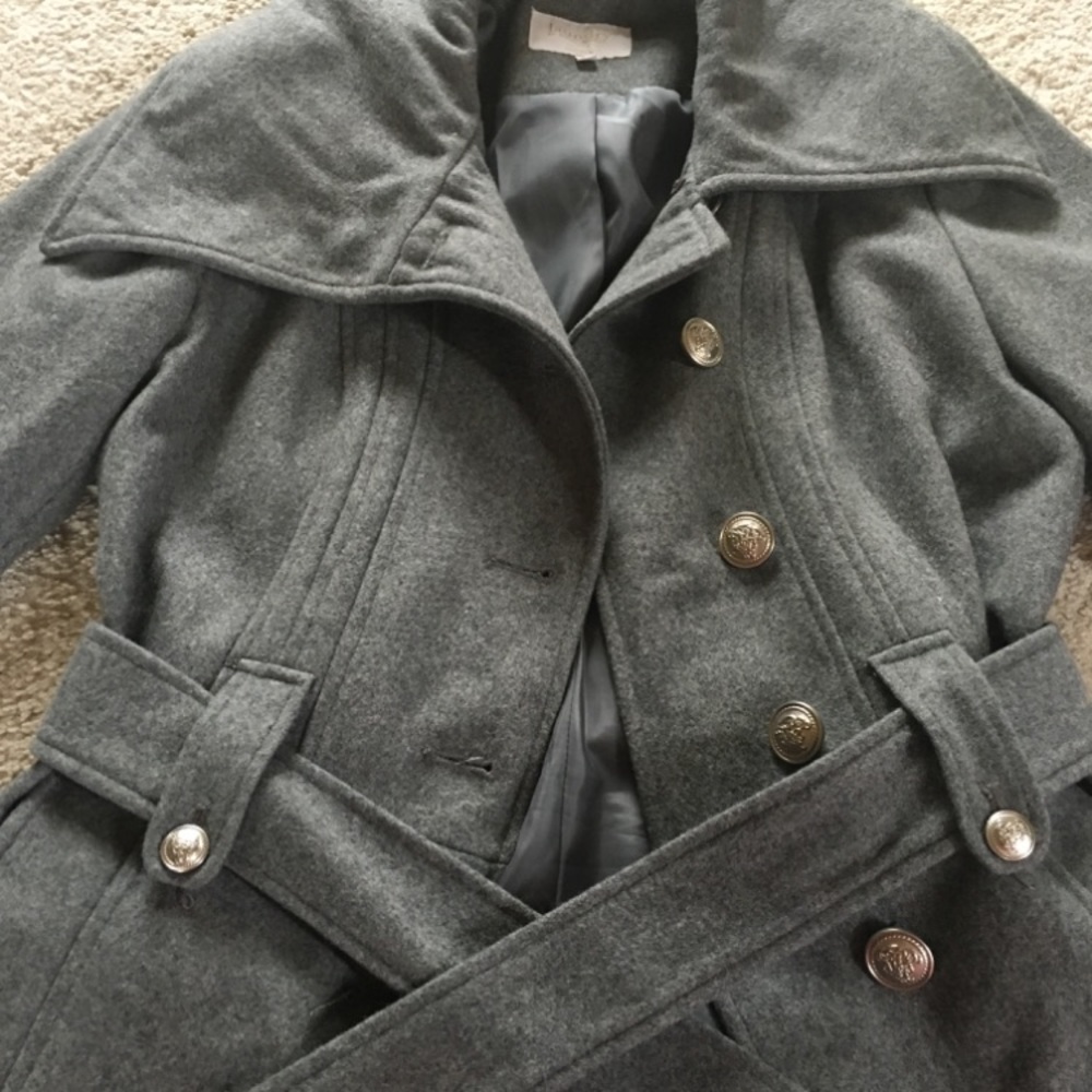 Gray Pea Coat - image 1