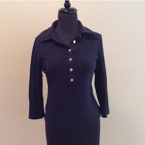 Navy blue Tory Burch polo