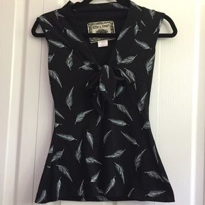 Effie's Heart feather tank top