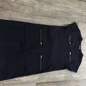Crewcuts Navy Blue Zipper Dress