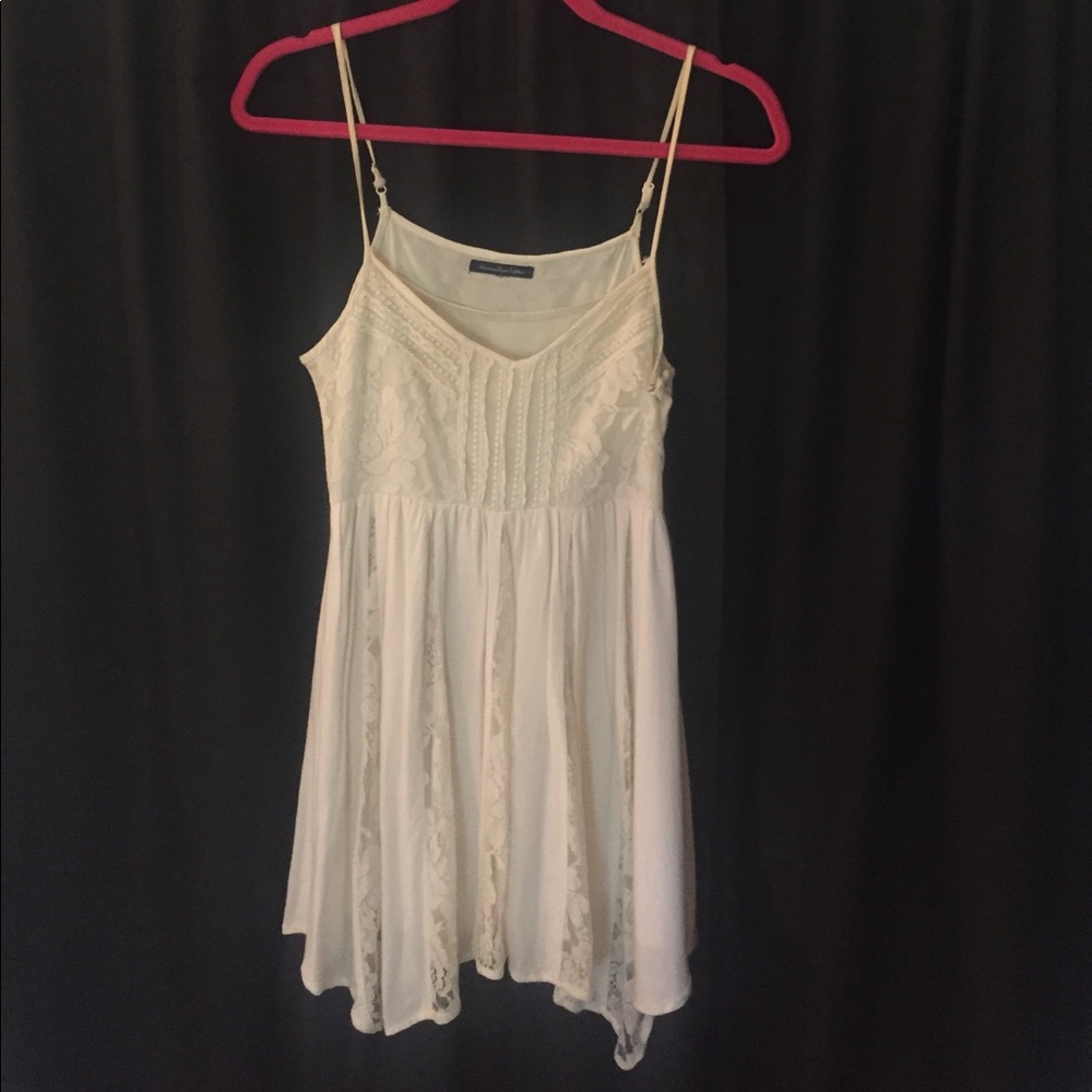 American eagle white lace dress