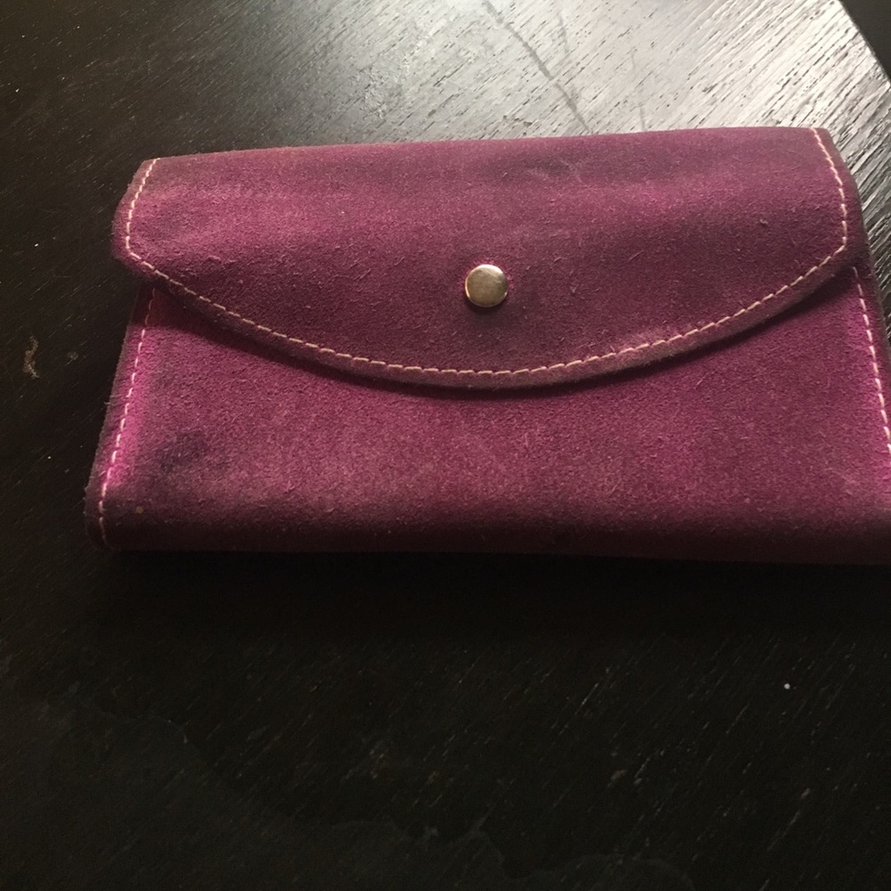 PURPLE LEATHER WALLET ❤️❤️❤️❤️
