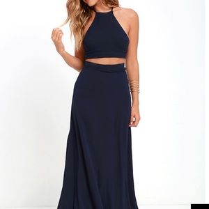 Lulu's two piece navy dress -Only worn twice!