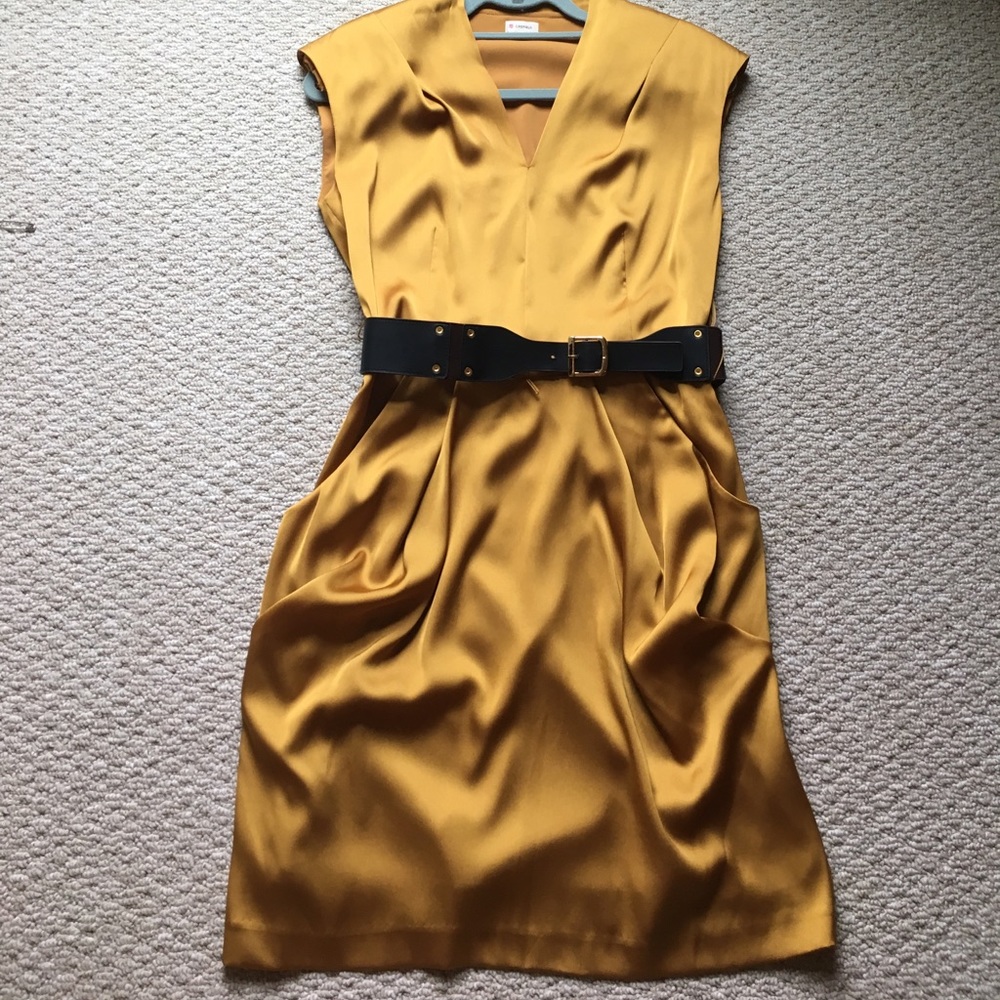 Daniel Cremeux dress with belt. NWT size 4.