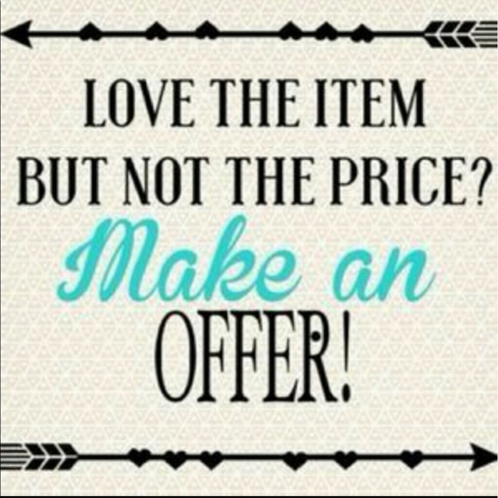 All reasonable offers considered!😉